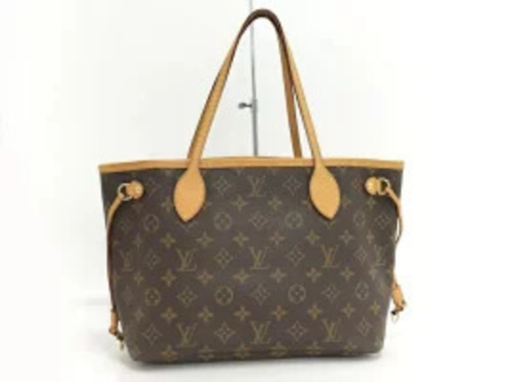 Louis Vuitton Tote Monogram Neverfull Bag Brown